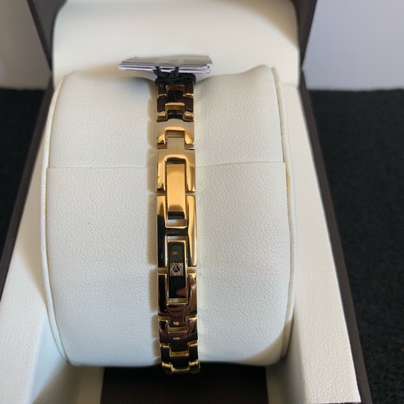 ‼️SOLD‼️ ANNE KLEIN Gold Tone Diamond Accent Watch - Picture 2 of 8